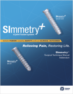 SImmetry Surgical Technique Manual Addendum